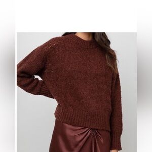 Rails Reagan pullover Rich Brown Crew Neck Sweater